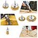 Set 5 Spazzole Filo Acciaio Spazzola A Tazza Per Trapano - Foto miniatura 3