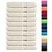 Asciugamani Premium SOLUND 10 pz Crema 100x200 cm 600 g /m² - Foto miniatura 2