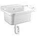 Lavabo Lavandino In Resina A Parete Per Esterno 50x35x25 Cm Con Kit Completo Basin Garofalo - Foto miniatura 1