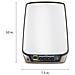 Orbi 860 AX6000 WiFi Router 10 Gig Banda tripla (2.4 GHz / 5 GHz / 5 GHz) Wi-Fi 6 (802.11ax) Bianco 4 Interno - Foto miniatura 2
