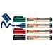 29 Ecoline Evidenziatore 4 Pz Punta Smussata Nero, Blu, Verde, Rosso - Foto miniatura 1