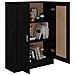 Lusso Casadino -  Libreria Nera 82,5x30,5x115 Cm In Legno Multistrato - Foto miniatura 3