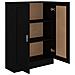 Lusso Casadino -  Libreria Nera 82,5x30,5x115 Cm In Legno Multistrato - Foto miniatura 4