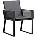 Set da Pranzo da Giardino  9 Pezzi con Cuscini Rattan PE Nero, Tavolo da Giardino Estensibile  Antracite (140-210)x90x73 cm Acciaio - Foto miniatura 6
