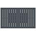 Set da Pranzo da Giardino  9 Pezzi con Cuscini Rattan PE Nero, Tavolo da Giardino Estensibile  Antracite (140-210)x90x73 cm Acciaio - Foto miniatura 8