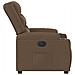 Poltrona Elettrica Reclinabile Marrone in Tessuto - Foto miniatura 7