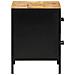 Comodini 2 pz 40x35x50 cm Legno massello di mango grezzo - Foto miniatura 7