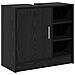 Mobile Lavabo Quercia Nera 63x29x55 cm Legno Ingegnerizzato - Foto miniatura 1