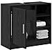 Mobile Lavabo Quercia Nera 63x29x55 cm Legno Ingegnerizzato - Foto miniatura 3