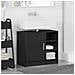 Mobile Lavabo Quercia Nera 63x29x55 cm Legno Ingegnerizzato - Foto miniatura 4