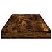 Mensole Parete 4pz Rovere Fumo 60x10x1,5 cm Legno Multistrato - Foto miniatura 5