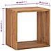 Lusso Casadino -  Comodino 40x30x40 Cm In Legno Massello Di Teak - Foto miniatura 8