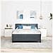 Letto Box Spring con Materasso Nero 100x200 cm in Velluto - Foto miniatura 5