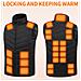 Gilet Riscaldato Usb Nero - 3 Livelli Di Temperatura, Riscaldamento Rapido, Autonomia 10 Ore  Xl - Foto miniatura 4