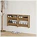 Armadi per scarpe da muro Altro 2 pcs rovere artigianale - Foto miniatura 2