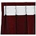 Tende con tende 2 pcs Rosso vino 140 x 245 cm Velluto - Foto miniatura 5