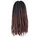 Extension Per Capelli Afro Kinky Ricci Ombre - Parrucca Dreadlock Caterpillar - Foto miniatura 1
