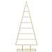 Albero di Natale in metallo con supporto Oro 125 cm - Foto miniatura 5