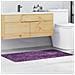 Tappetino da bagno antiscivolo Viola 70 x 120 cm PP - Foto miniatura 2