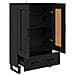 Credenza Rovere Nero 69,5 x 31 x 115 cm Legno multistrato - Foto miniatura 5