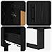Credenza Rovere Nero 69,5 x 31 x 115 cm Legno multistrato - Foto miniatura 9