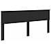 Letto con Contenitore Nero 200 x 200 cm Legno multistrato - Foto miniatura 7