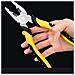 Set Di Pinze A Becchi Lunghi Da 15 Cm + Pinze Tagliafili Da 20 Cm - Set Di Utensili Per Elettricisti Domestici - Foto miniatura 4