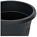 Vaso Rotondo per Fiori 6 pcs Nero Ø 26 x 21.5 cm Plastica - Foto miniatura 7