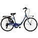 Bici In Alluminio Da Donna Misura 28 Bicicletta Linea Venere City Bike Con Cambio 6v Completa Di Accessori Con Luci A Led - 46 Blu - Foto miniatura 1