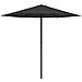 Ombrello da giardino 230 x 230 cm Poliestere Rettangolare - Foto miniatura 1