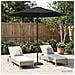 Ombrello da giardino 230 x 230 cm Poliestere Rettangolare - Foto miniatura 4