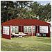 Tenda per feste a pop-up 575 x 289 x 245 cm Terracotta - Foto miniatura 2
