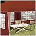 Tenda per feste a pop-up 575 x 289 x 245 cm Terracotta - Foto miniatura 3