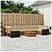 Set di divani da esterno 8 pcs Naturale e Beige - Foto miniatura 2