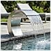 Fontana da Piscina Argento 61 x 30 x 71 cm Acciaio Inox - Foto miniatura 2
