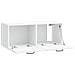 Mobile Porta TV da Muro Bianco 78,5 x 31 x 30 cm - Foto miniatura 5