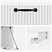 Mobile Porta TV da Muro Bianco 78,5 x 31 x 30 cm - Foto miniatura 9