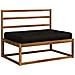 Cuscino per Pallet VIANEN 100% Poliestere Nero 120 x 80 x 12 cm - Foto miniatura 2