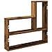Scaffale da parete Legno antico 60 x 11 x 60 cm - Foto miniatura 6
