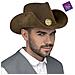 Cappello da cowboy marrone 59 cm - Foto miniatura 1