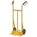 Carrello portacasse acciaio ruote pneumatiche 260 mm portatata max 200 Kg - Foto miniatura 5