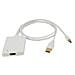 Cavo Mini DisplayPort / HDMI / USB Maschio / Femmina Colore Bianco - Foto miniatura 1