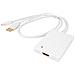 Cavo Mini DisplayPort / HDMI / USB Maschio / Femmina Colore Bianco - Foto miniatura 2