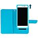 Custodia A Libro Universale Smartphone 6 Portacarte Azzurra Taglia Xxl - Foto miniatura 4