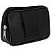 Borsello Multitasche Con Zip Orizzontale Passante Cintura - Nero - Foto miniatura 3