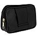 Borsello Multitasche Con Zip Orizzontale Passante Cintura - Nero - Foto miniatura 14