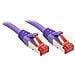 Rj45/rj45 Cat6 2m Cavo Di Rete Viola S /ftp (s-stp) - Foto miniatura 1