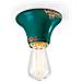 Vintage C133, Plafoniera, - Verde - Foto miniatura 1