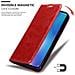 Custodia Compatibile Con Xiaomi Mi 9 In Rosso Mela - Coperchio Protettiva Con Chiusura Magnetica, Funzione Stand E Tasca Per Le Carte - Foto miniatura 7