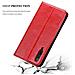 Custodia Compatibile Con Xiaomi Mi 9 In Rosso Mela - Coperchio Protettiva Con Chiusura Magnetica, Funzione Stand E Tasca Per Le Carte - Foto miniatura 9